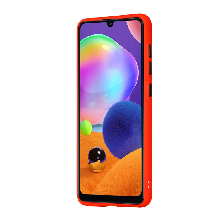 For Samsung Galaxy A31 Skin Hand Feeling Series Shockproof Frosted PC+ TPU Protective Case
