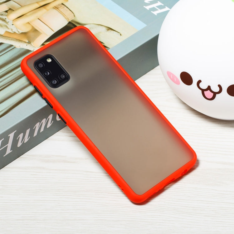 For Samsung Galaxy A31 Skin Hand Feeling Series Shockproof Frosted PC+ TPU Protective Case