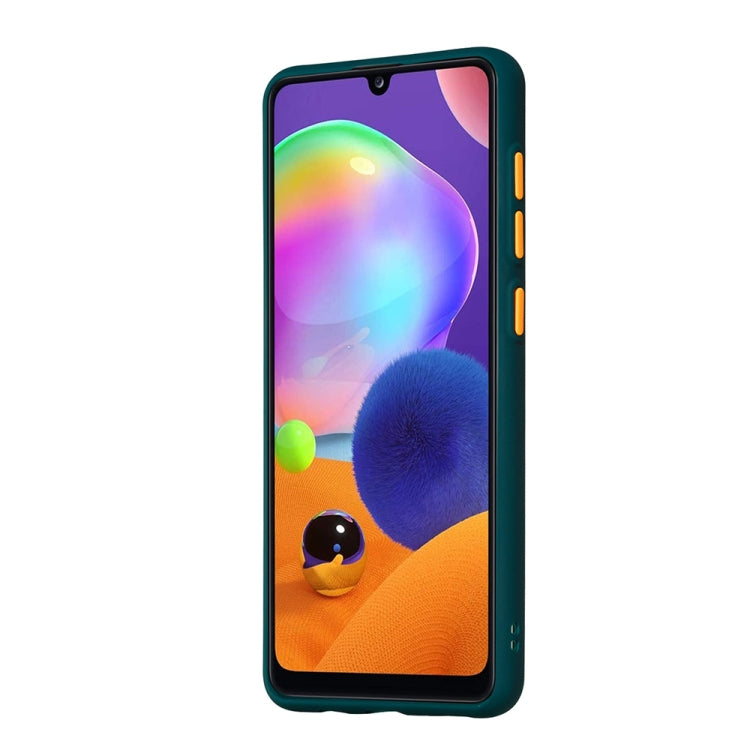For Samsung Galaxy A31 Skin Hand Feeling Series Shockproof Frosted PC+ TPU Protective Case