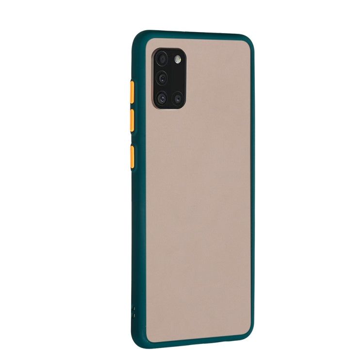 For Samsung Galaxy A31 Skin Hand Feeling Series Shockproof Frosted PC+ TPU Protective Case