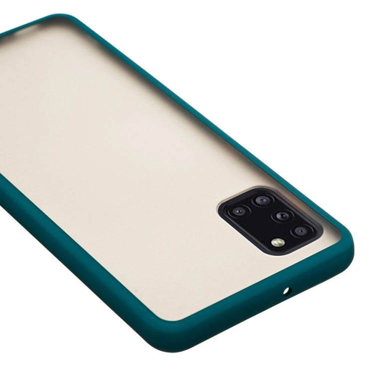 For Samsung Galaxy A31 Skin Hand Feeling Series Shockproof Frosted PC+ TPU Protective Case
