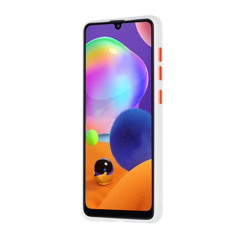 For Samsung Galaxy A31 Skin Hand Feeling Series Shockproof Frosted PC+ TPU Protective Case