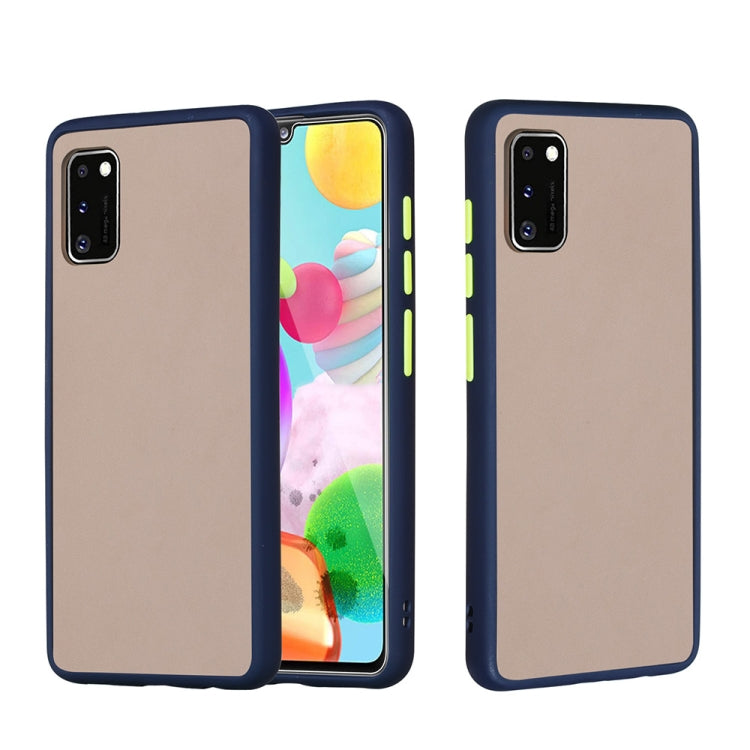 For Samsung Galaxy A41 Skin Hand Feeling Series Shockproof Frosted PC+ TPU Protective Case