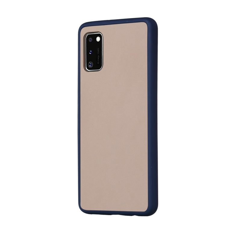 For Samsung Galaxy A41 Skin Hand Feeling Series Shockproof Frosted PC+ TPU Protective Case