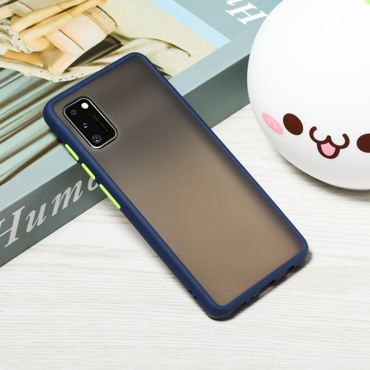 For Samsung Galaxy A41 Skin Hand Feeling Series Shockproof Frosted PC+ TPU Protective Case