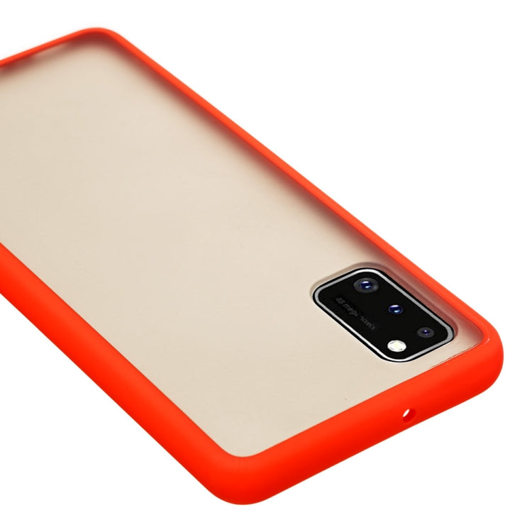 For Samsung Galaxy A41 Skin Hand Feeling Series Shockproof Frosted PC+ TPU Protective Case