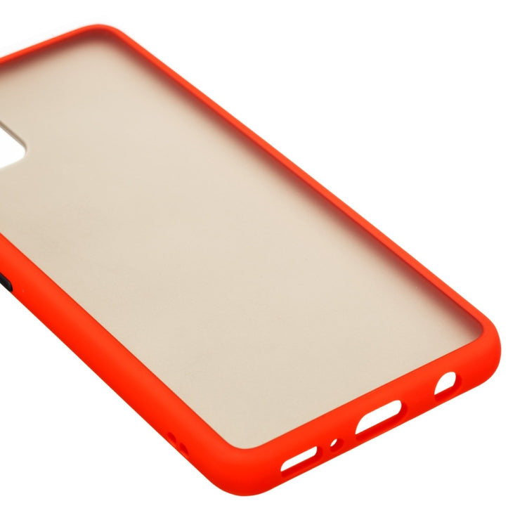 For Samsung Galaxy A41 Skin Hand Feeling Series Shockproof Frosted PC+ TPU Protective Case