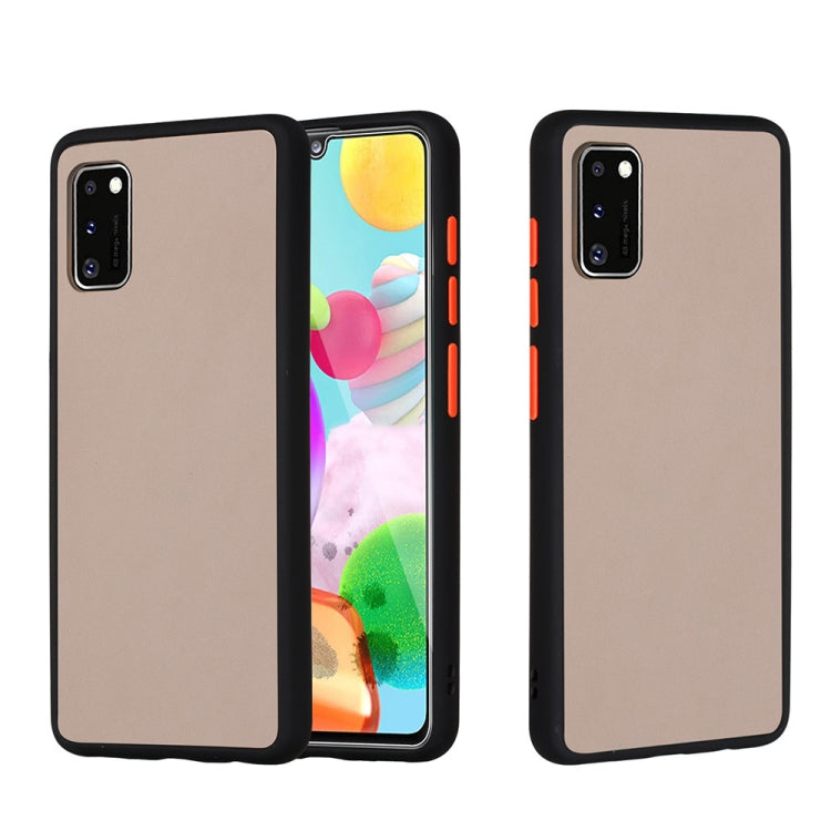For Samsung Galaxy A41 Skin Hand Feeling Series Shockproof Frosted PC+ TPU Protective Case