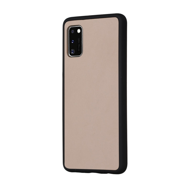For Samsung Galaxy A41 Skin Hand Feeling Series Shockproof Frosted PC+ TPU Protective Case