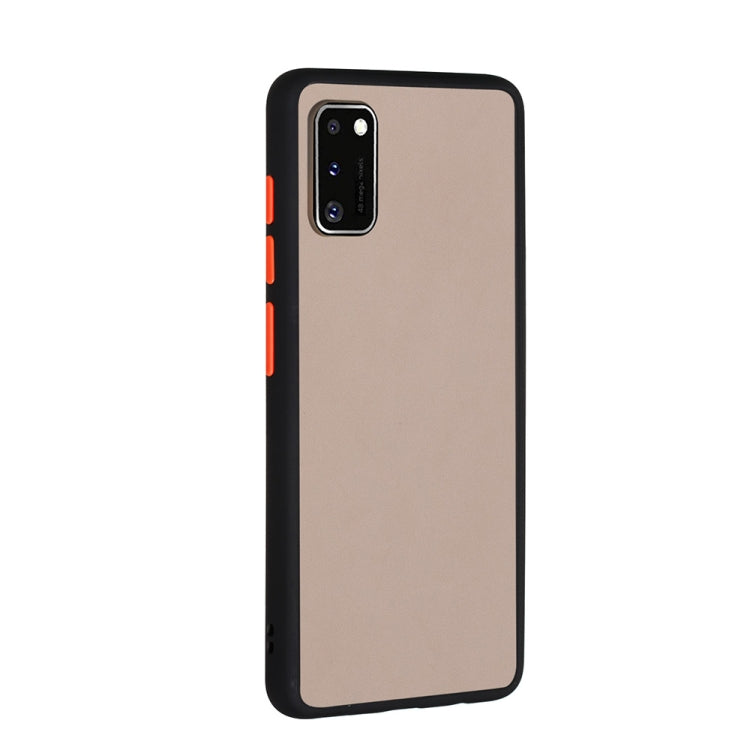 For Samsung Galaxy A41 Skin Hand Feeling Series Shockproof Frosted PC+ TPU Protective Case