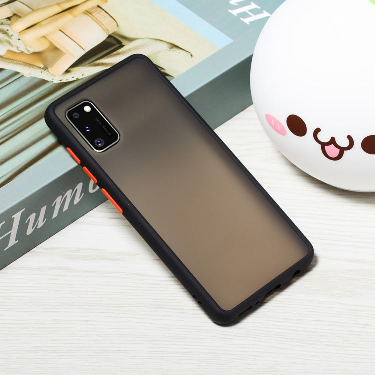 For Samsung Galaxy A41 Skin Hand Feeling Series Shockproof Frosted PC+ TPU Protective Case