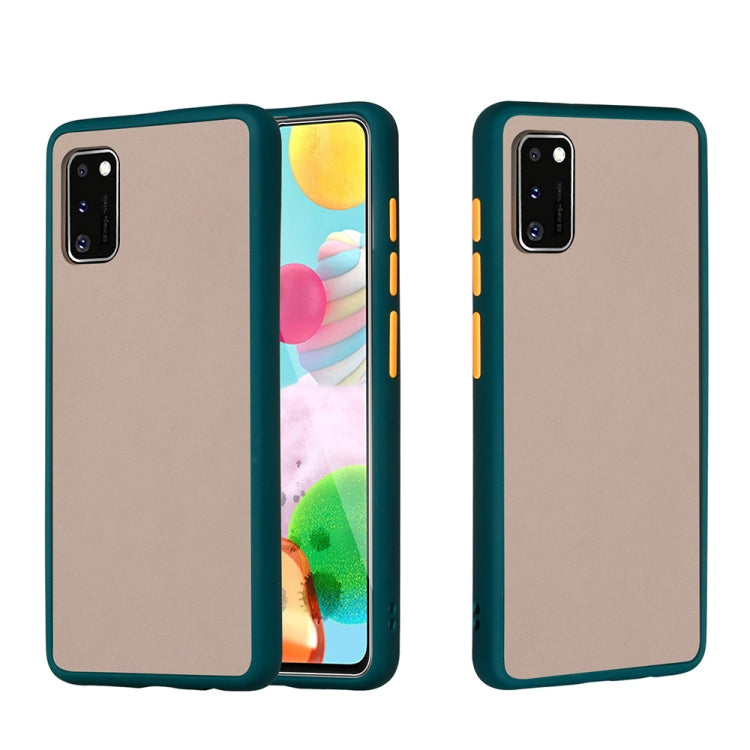 For Samsung Galaxy A41 Skin Hand Feeling Series Shockproof Frosted PC+ TPU Protective Case