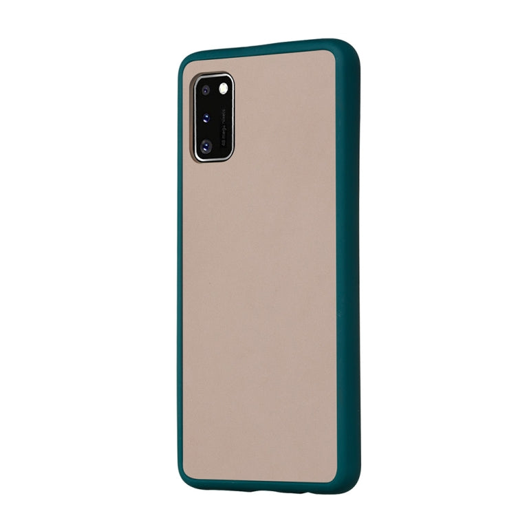For Samsung Galaxy A41 Skin Hand Feeling Series Shockproof Frosted PC+ TPU Protective Case