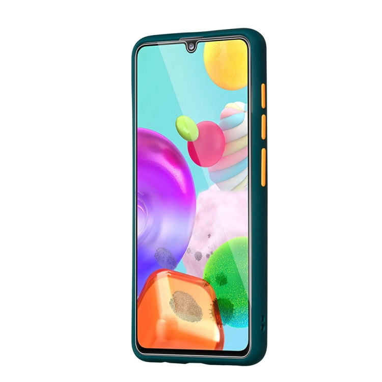 For Samsung Galaxy A41 Skin Hand Feeling Series Shockproof Frosted PC+ TPU Protective Case
