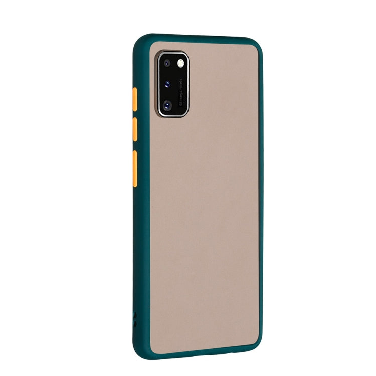 For Samsung Galaxy A41 Skin Hand Feeling Series Shockproof Frosted PC+ TPU Protective Case