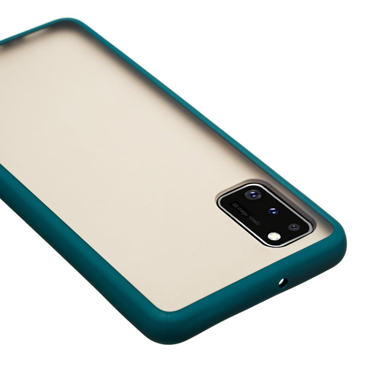 For Samsung Galaxy A41 Skin Hand Feeling Series Shockproof Frosted PC+ TPU Protective Case