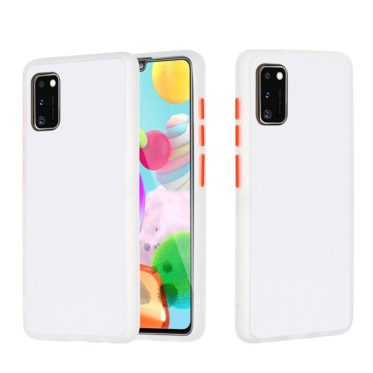For Samsung Galaxy A41 Skin Hand Feeling Series Shockproof Frosted PC+ TPU Protective Case