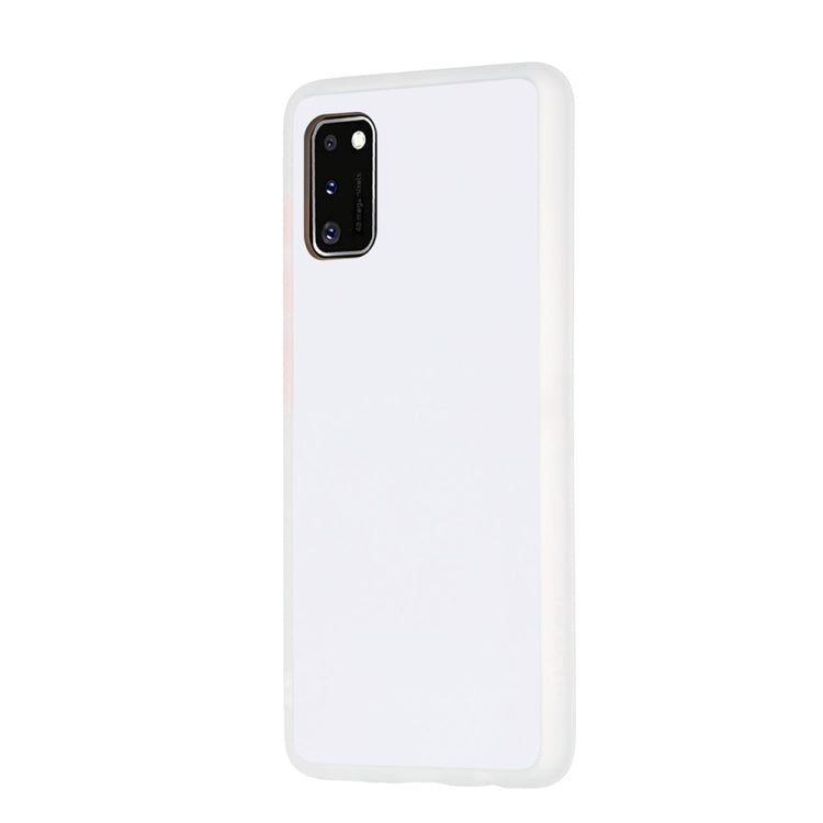 For Samsung Galaxy A41 Skin Hand Feeling Series Shockproof Frosted PC+ TPU Protective Case