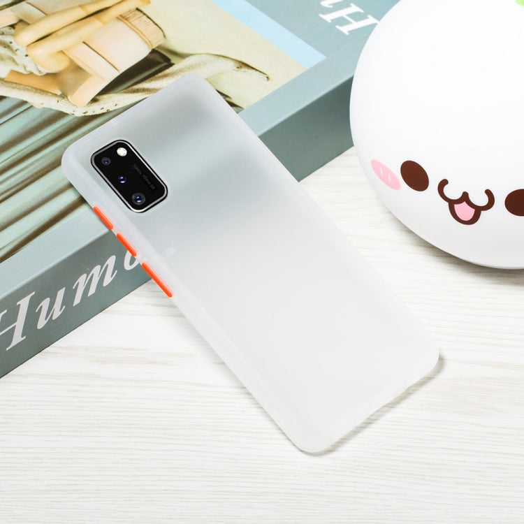 For Samsung Galaxy A41 Skin Hand Feeling Series Shockproof Frosted PC+ TPU Protective Case