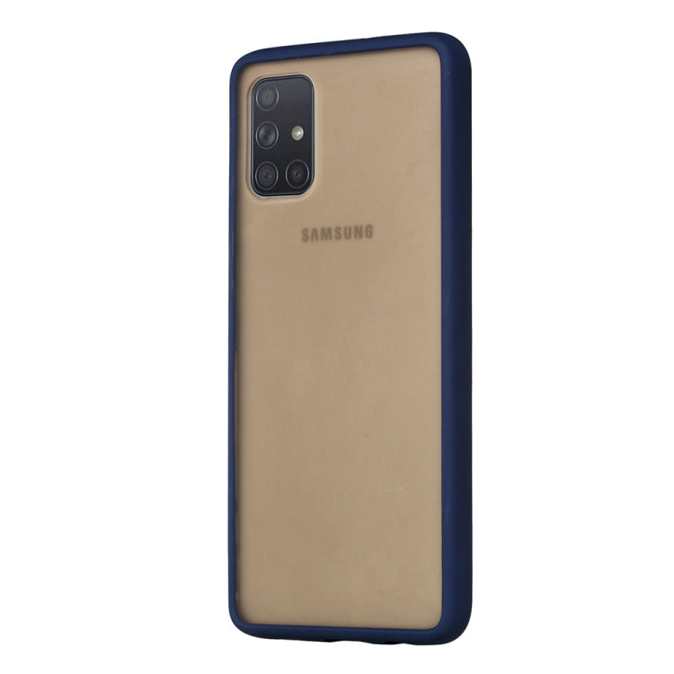 For Samsung Galaxy A71 Skin Hand Feeling Series Shockproof Frosted PC+ TPU Protective Case