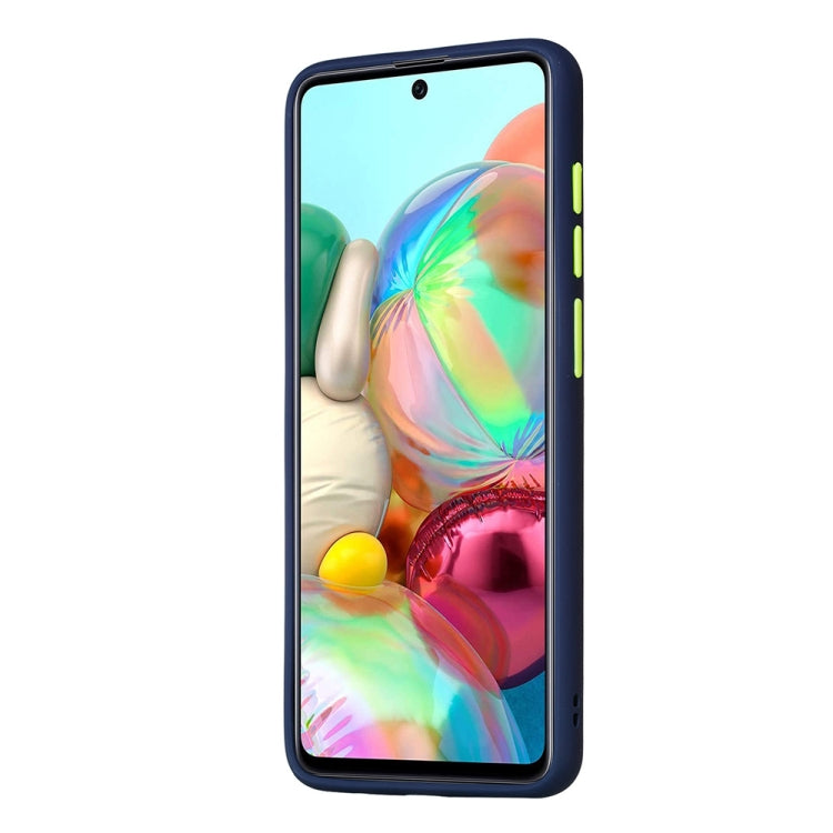 For Samsung Galaxy A71 Skin Hand Feeling Series Shockproof Frosted PC+ TPU Protective Case