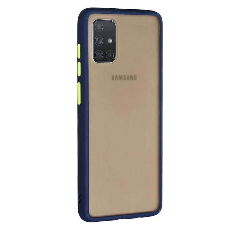 For Samsung Galaxy A71 Skin Hand Feeling Series Shockproof Frosted PC+ TPU Protective Case