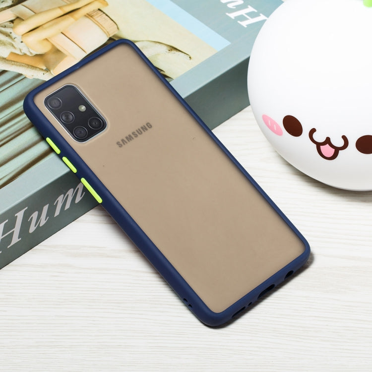 For Samsung Galaxy A71 Skin Hand Feeling Series Shockproof Frosted PC+ TPU Protective Case