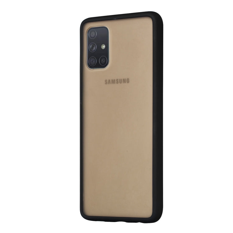 For Samsung Galaxy A71 Skin Hand Feeling Series Shockproof Frosted PC+ TPU Protective Case