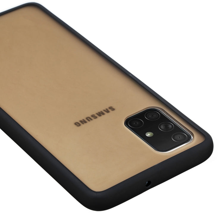 For Samsung Galaxy A71 Skin Hand Feeling Series Shockproof Frosted PC+ TPU Protective Case