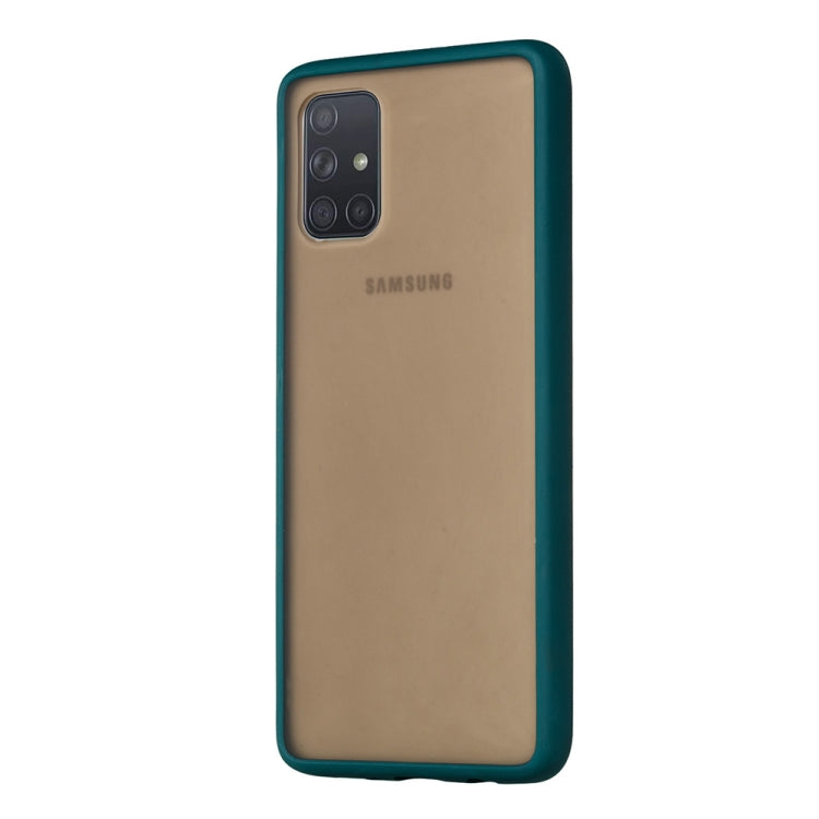For Samsung Galaxy A71 Skin Hand Feeling Series Shockproof Frosted PC+ TPU Protective Case