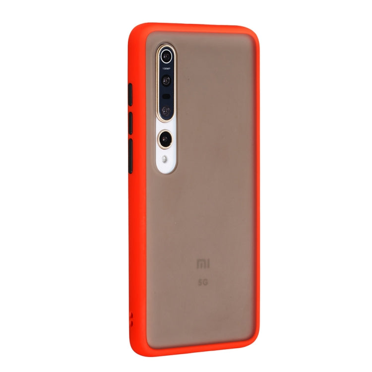For Xiaomi Mi 10 Pro Skin Hand Feeling Series Shockproof Frosted PC+ TPU Protective Case