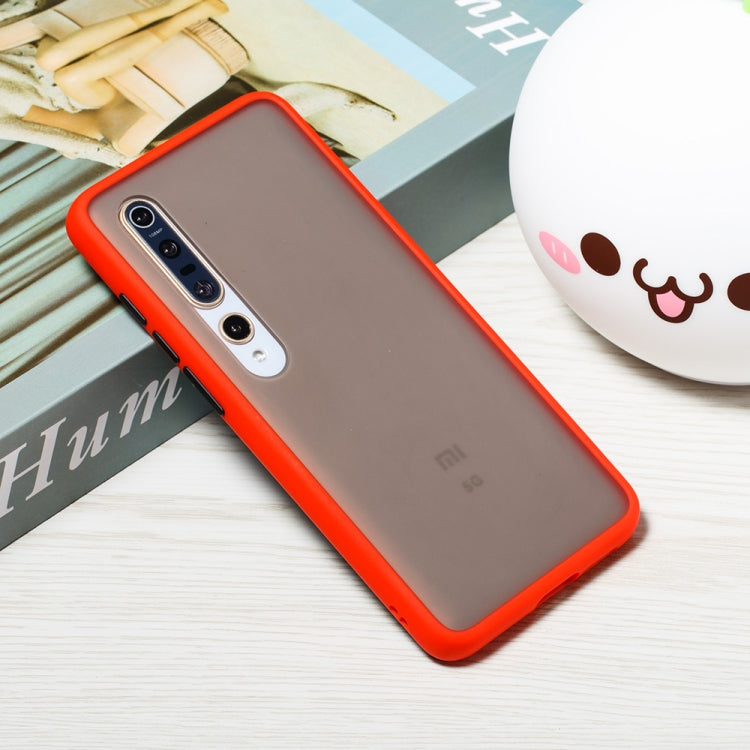 For Xiaomi Mi 10 Pro Skin Hand Feeling Series Shockproof Frosted PC+ TPU Protective Case