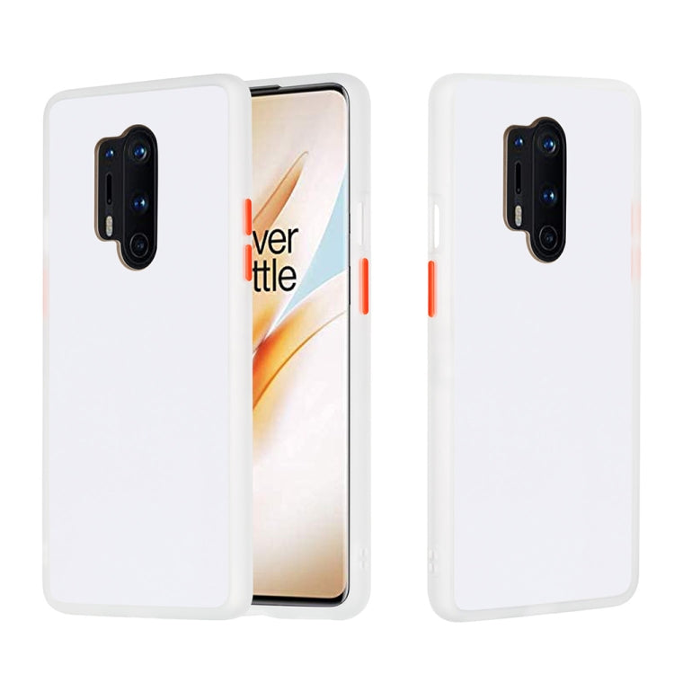 For OnePlus 8 Pro Skin Hand Feeling Series Anti-fall Frosted PC+ TPU Protective Case