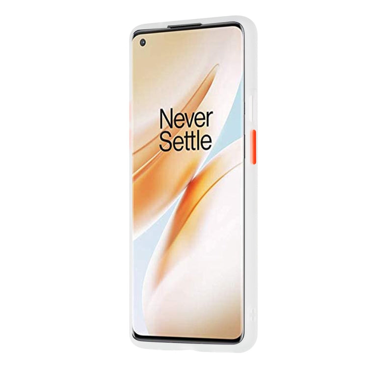 For OnePlus 8 Pro Skin Hand Feeling Series Anti-fall Frosted PC+ TPU Protective Case