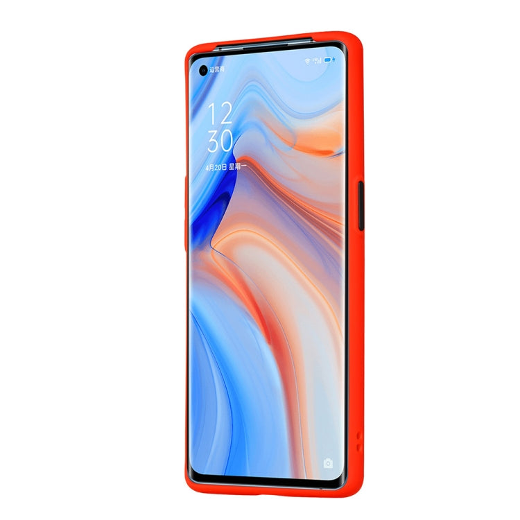 For OPPO Reno4 Pro 5G Skin Hand Feeling Series Anti-fall Frosted PC+ TPU Protective Case