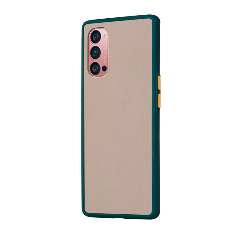 For OPPO Reno4 Pro 5G Skin Hand Feeling Series Anti-fall Frosted PC+ TPU Protective Case