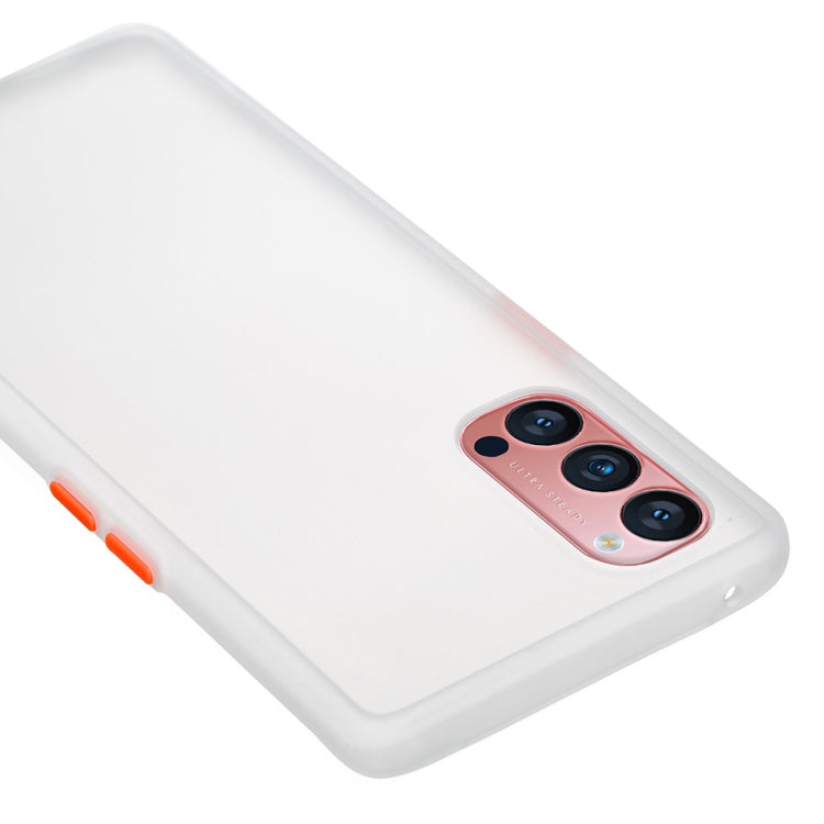For OPPO Reno4 Pro 5G Skin Hand Feeling Series Anti-fall Frosted PC+ TPU Protective Case