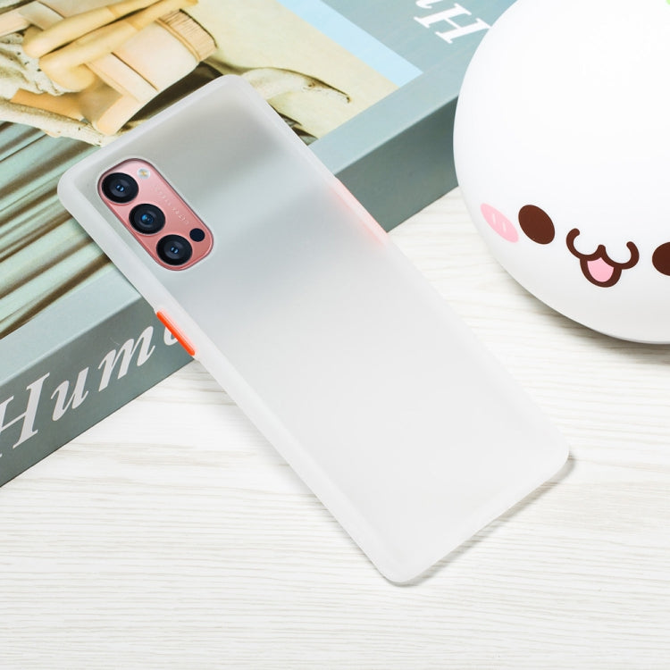 For OPPO Reno4 Pro 5G Skin Hand Feeling Series Anti-fall Frosted PC+ TPU Protective Case