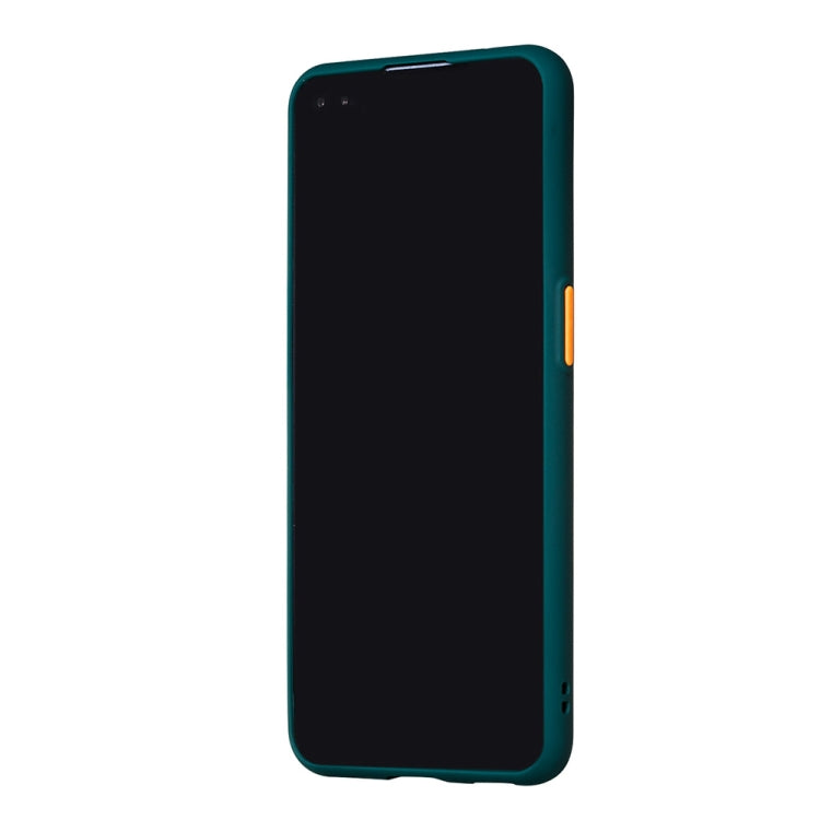 For OPPO Reno4 5G Skin Hand Feeling Series Anti-fall Frosted PC+ TPU Protective Case