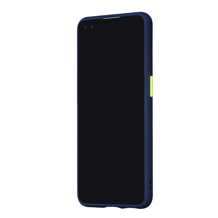 For OPPO Reno4 5G Skin Hand Feeling Series Anti-fall Frosted PC+ TPU Protective Case