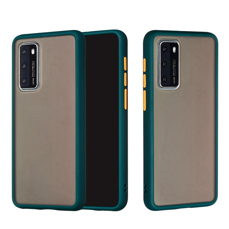 For Huawei P40 Skin Hand Feeling Series Anti-fall Frosted PC+ TPU Protective Case