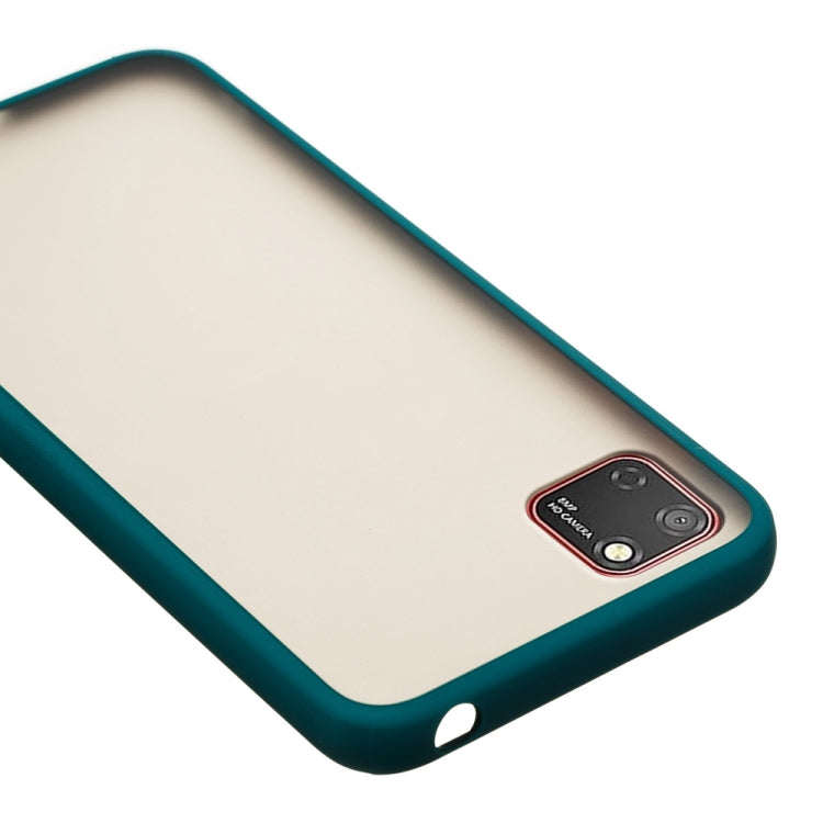 For Huawei Y5p Skin Hand Feeling Series Anti-fall Frosted PC+ TPU Protective Case