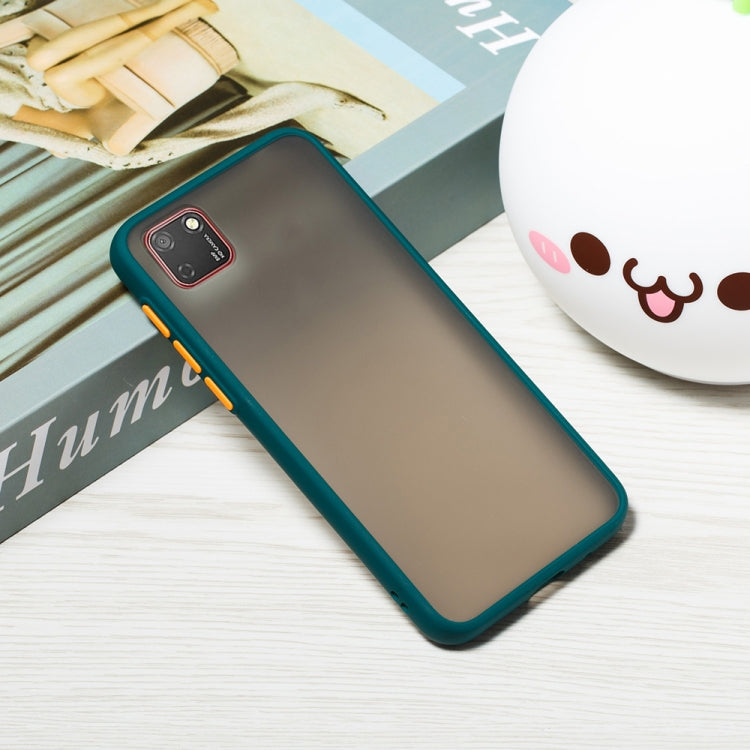 For Huawei Y5p Skin Hand Feeling Series Anti-fall Frosted PC+ TPU Protective Case