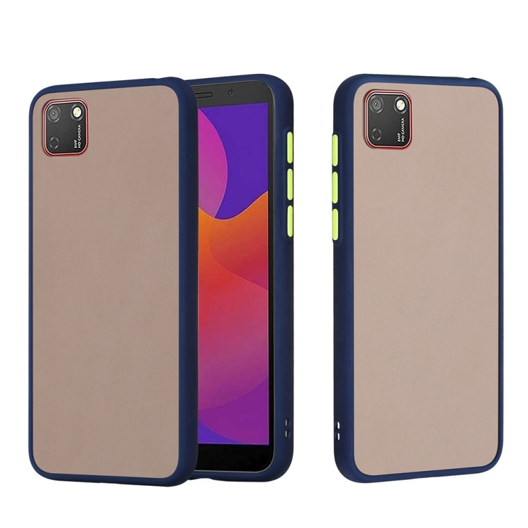 For Huawei Y5p Skin Hand Feeling Series Anti-fall Frosted PC+ TPU Protective Case