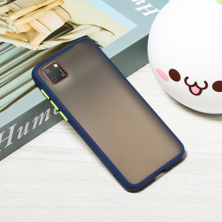 For Huawei Y5p Skin Hand Feeling Series Anti-fall Frosted PC+ TPU Protective Case