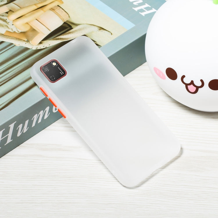 For Huawei Y5p Skin Hand Feeling Series Anti-fall Frosted PC+ TPU Protective Case