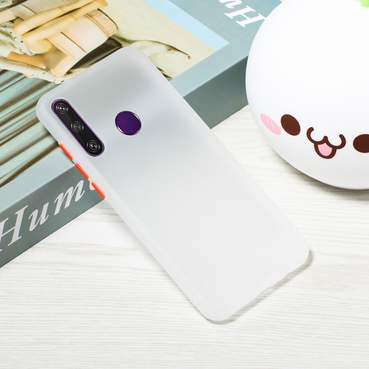 For Huawei Y6p Skin Hand Feeling Series Anti-fall Frosted PC+ TPU Protective Case