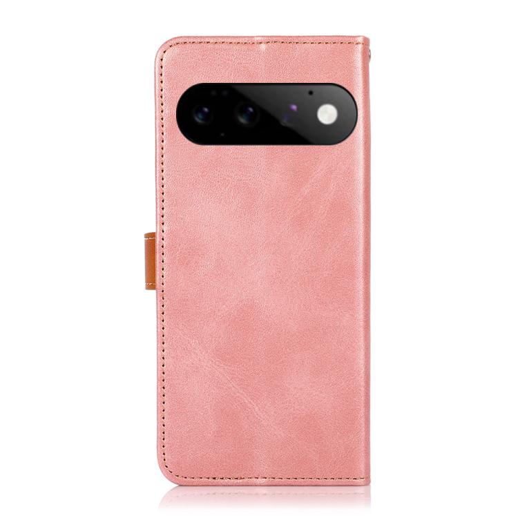 For Google Pixel 11 / 11 Pro KHAZNEH Dual-color Cowhide Texture Flip Leather Phone Case