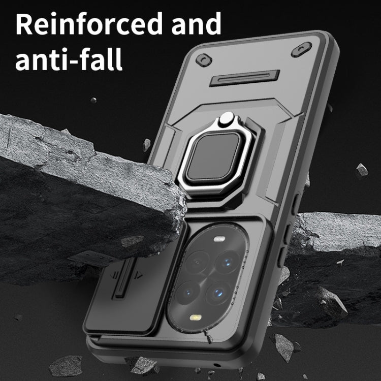 For Huawei nova 13 Pro 5G Sliding Camshield TPU + PC Shockproof Phone Case with Holder