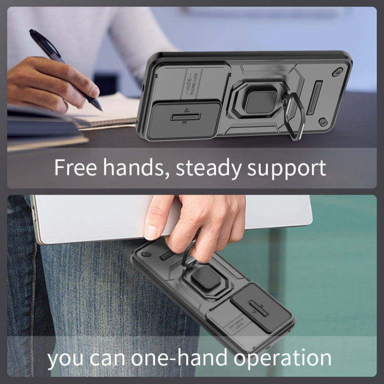 For Huawei nova 13 Pro 5G Sliding Camshield TPU + PC Shockproof Phone Case with Holder